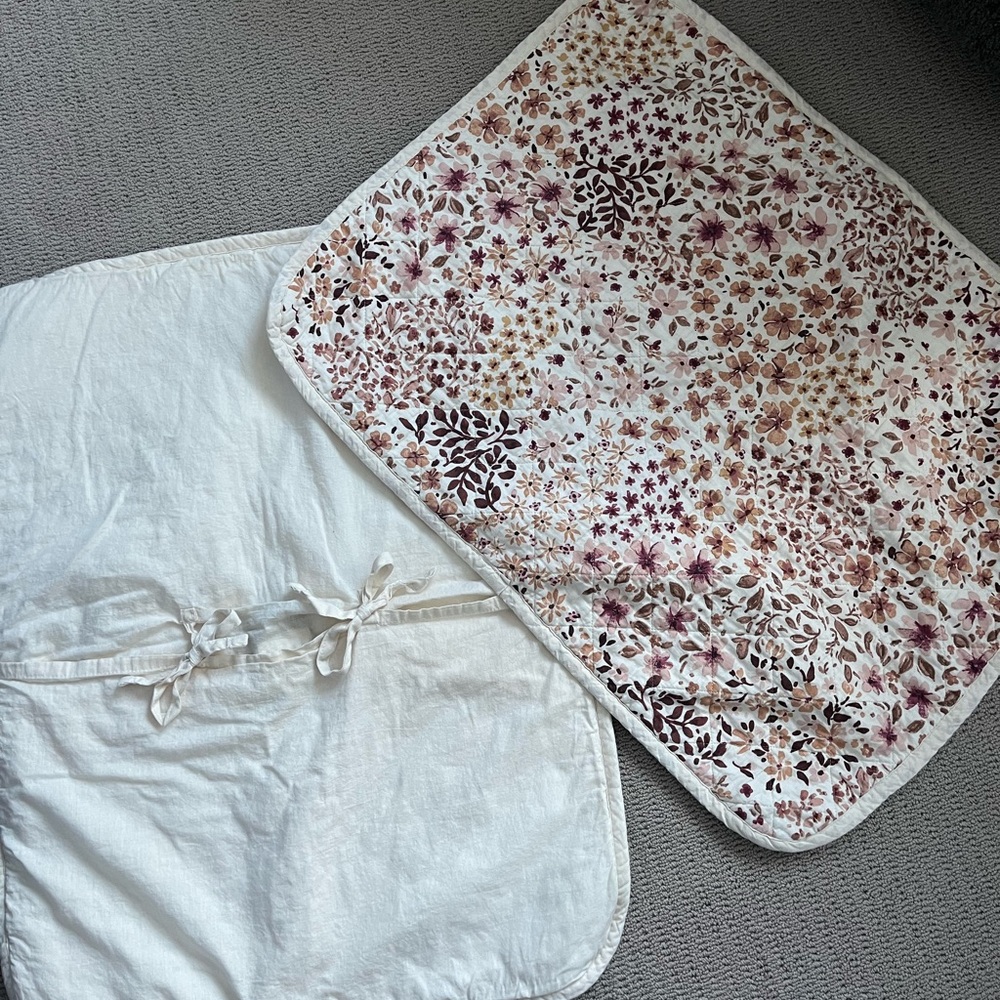 Quilted Floral Pillow Cases